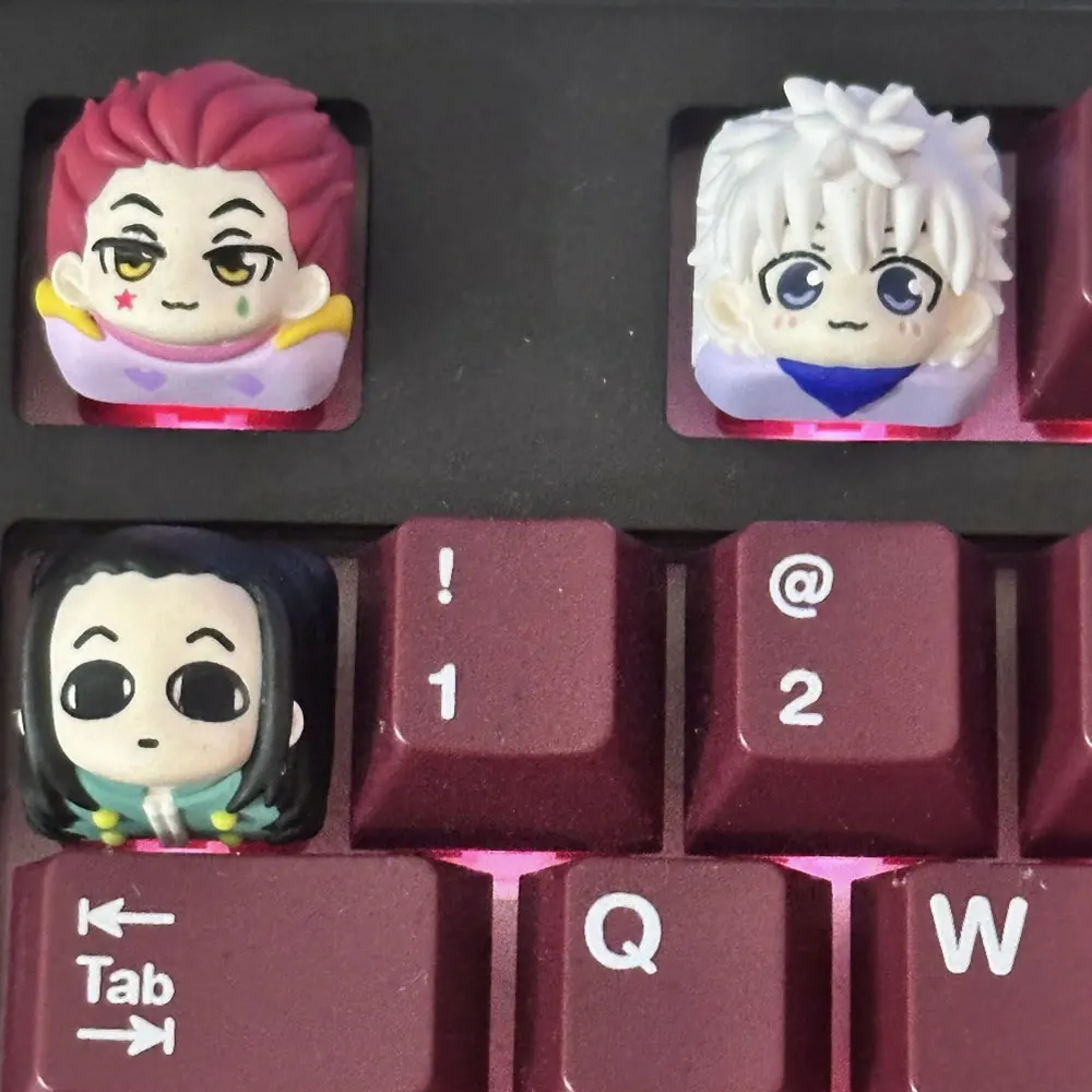 

Pixiv Cartoon Keycaps Anime Character Resin Material Esc Key Replacement Keycap For Mechanical Keyboard
