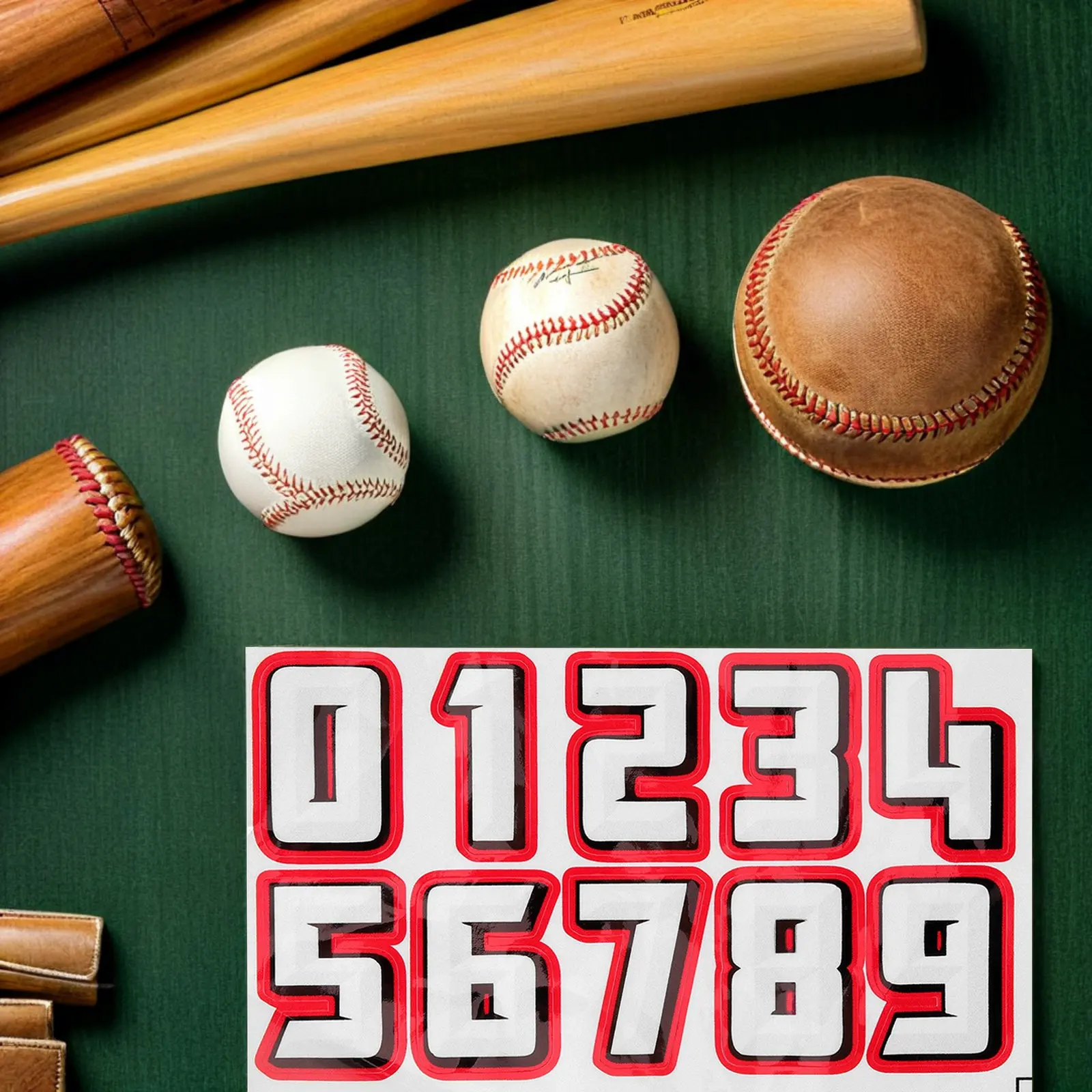 

2 комплекта наклеек с номерами, самоклеящиеся пластиковые наклейки для футбола и бейсбола, этикетки для спортивных тренировок и соревнований