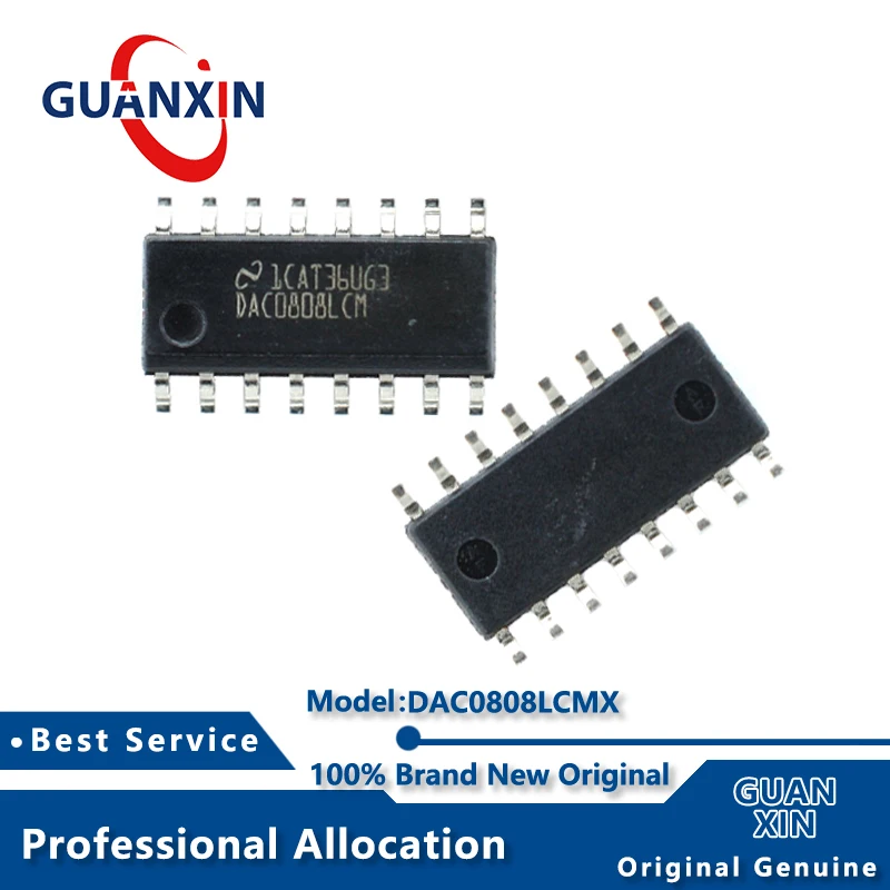 

100% New DAC0808LCMX Marking DAC0808LCM SOIC-16 DAC0808