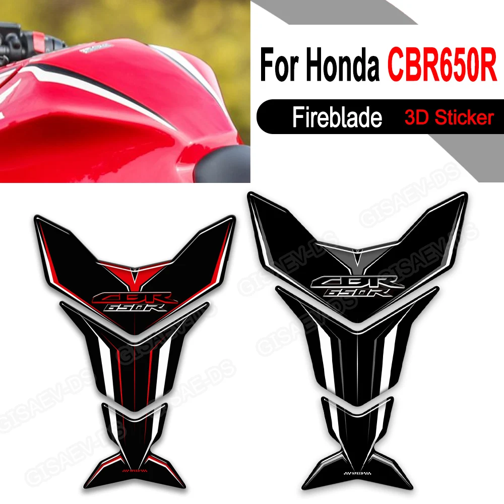 

For Honda CBR 650R CBR650R HRC Fireblade Motorcycle 3D Stickers Tank Pad Gas Fuel Oil Kit Knee Protection Decals