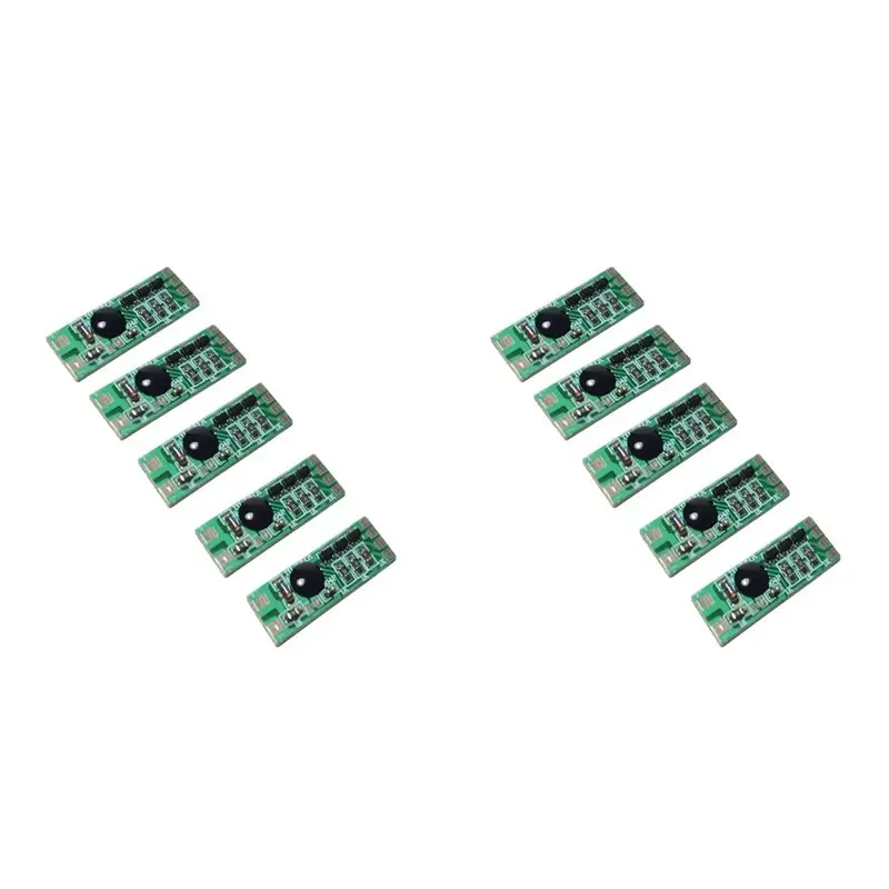 ABSQ-10PCS LED Chip di controllo della luce lampeggiante rapido Modulo IC a 3 vie Tensione 3-12V per controllo strobing del modello di aereo RC