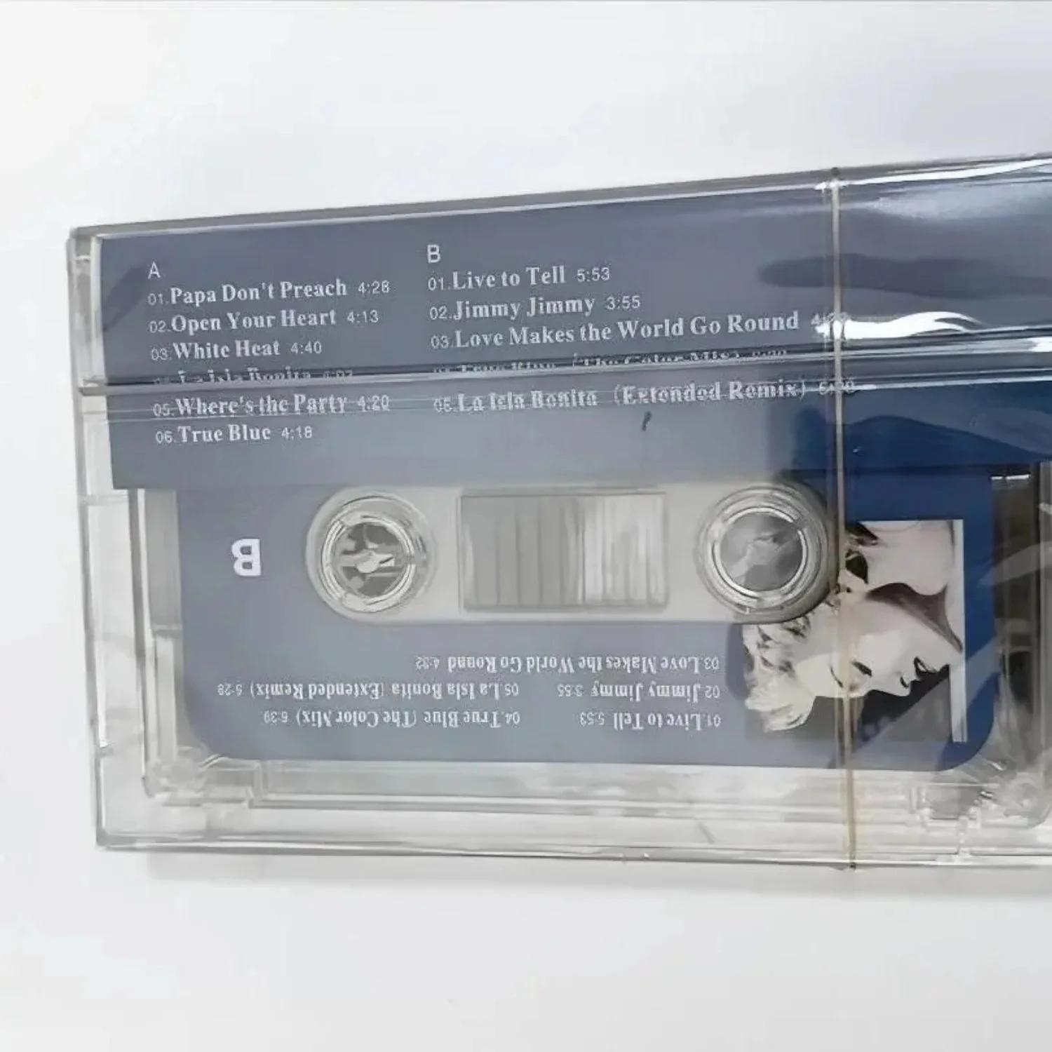 Cassete de Música Retrô True Blue: Álbum Clássico dos Anos 80 com Qualidade de Som Analógica de Alta Fidelidade