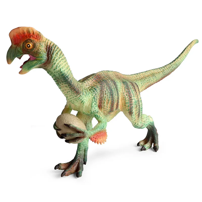 

Simulated animal dinosaur model solid TPR egg stealer children's Jurassic dinosaur toy handmade