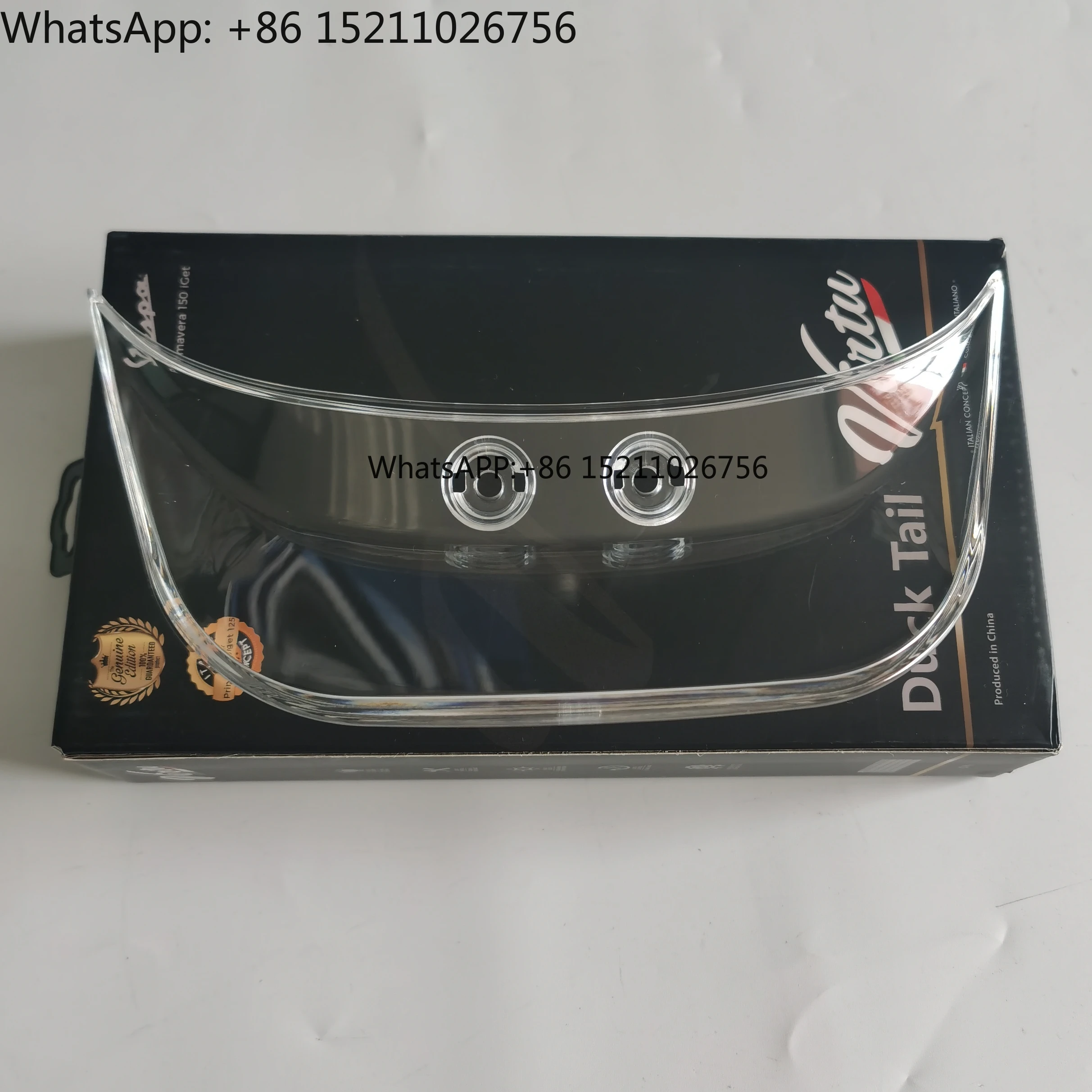 

NEW JPA VIRTU DUCKTAIL for Piaggio VESPA SPRINT Primavera 150 Scooter CLEAR PLASTIC PARTS