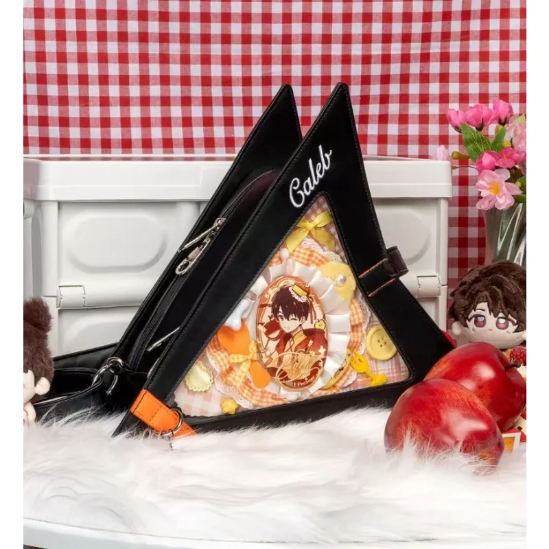 

Рюкзак Love and Deepspace Caleb, аниме-мерч, итабэг, сумка-мессенджер для студентов, вместительная сумка для мальчиков и девочек, подарок на фестиваль