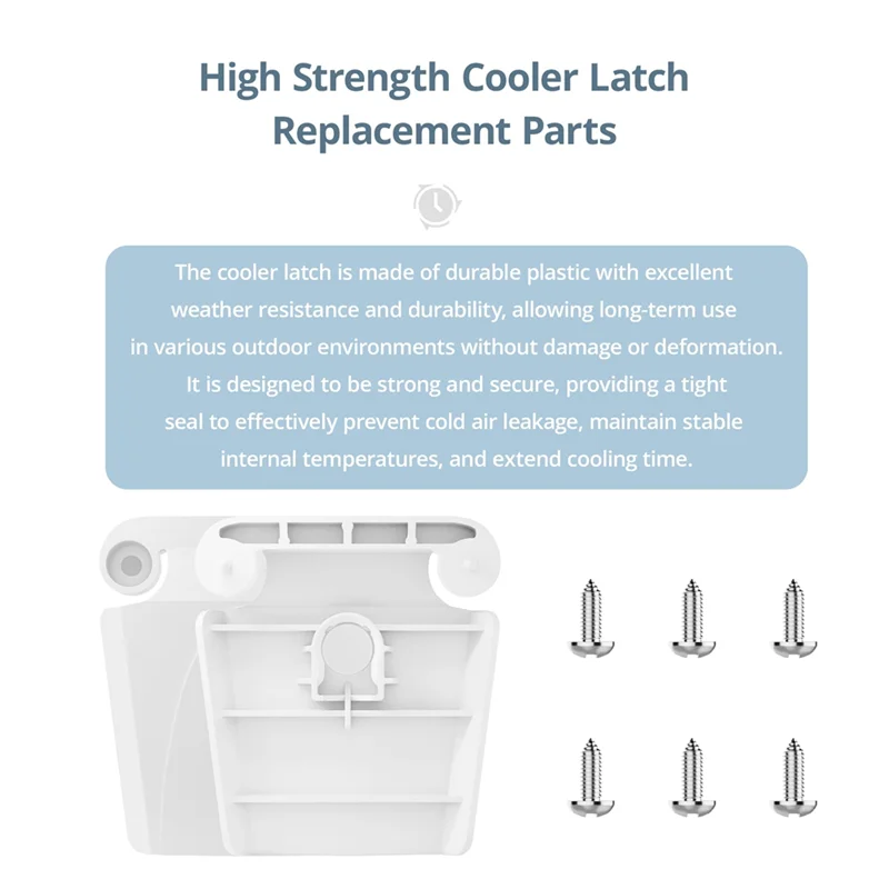 ABKY-защелки и винты для кулера, для охладителей Igloo 50-165 Qt, запасные части для высокопрочной защелки кулера ABKY-защелки и винты для кулера, для охладителей Igloo 50-165 Qt, запасные части для высокопрочной защелки кулера