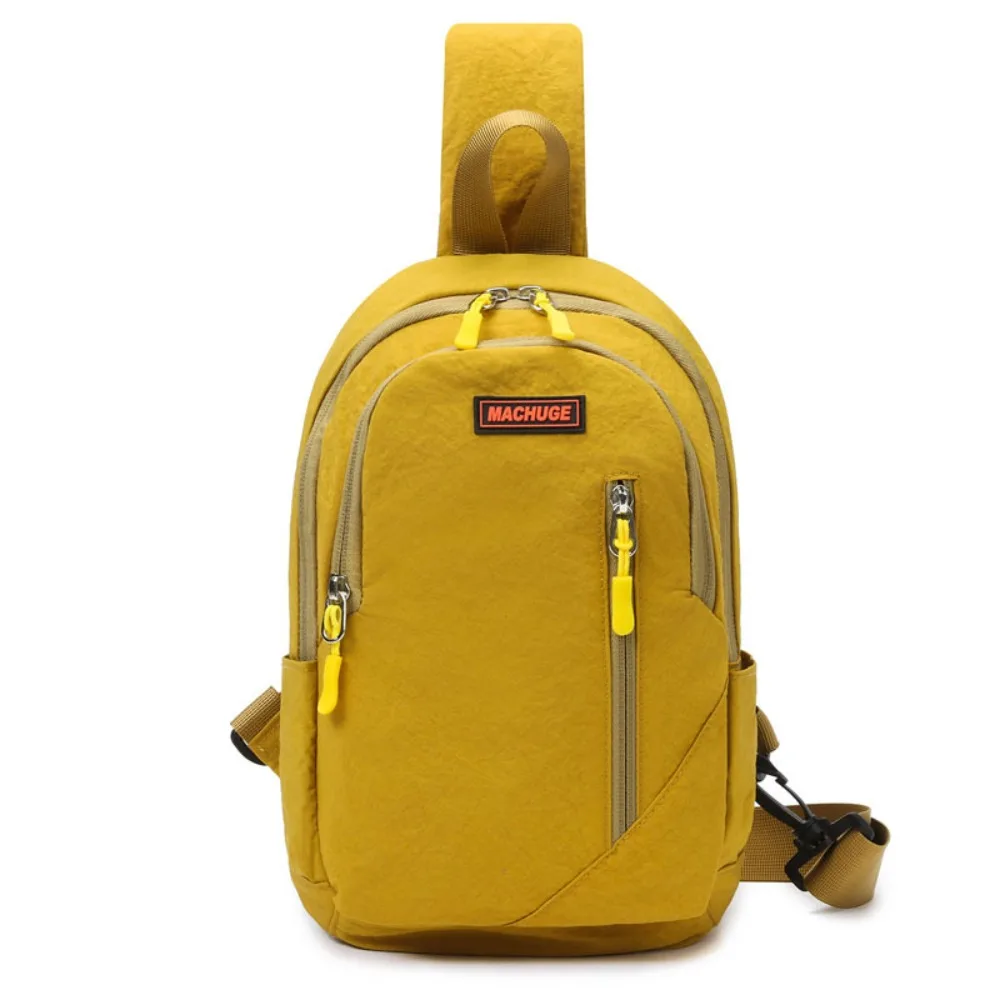 

Модная повседневная мужская нагрудная сумка, многофункциональный рюкзак на ремне с регулируемым ремешком, большая вместительная нейлоновая мужская сумка через плечо унисекс