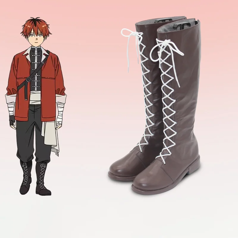 アニメフリーレン・スタークコスプレ靴ブーツスタークミスタースターカットコスプレ靴ハロウィンパーティー用大人女性男性