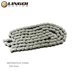 LINGQI 520 Chain 100 Link 110 120L Drive Chains With Links For ATV Quad MX Enduro Motocross Racing Universal Parts Off Road