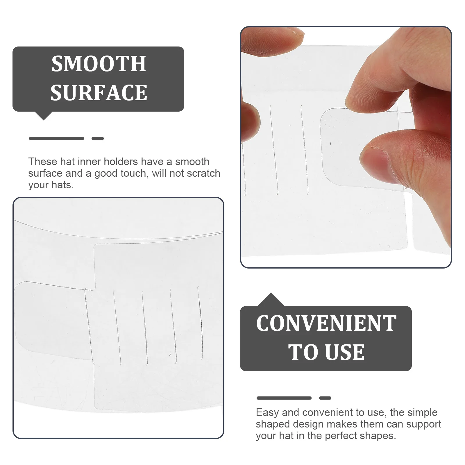 

10 Pcs Conical Basin Hat Inner Support Shaper Holder Travel Insert Keep Classic Bucket Stands Flat Top for Hats