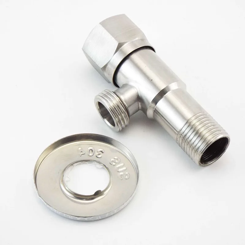 

Угловые запорные клапаны из нержавеющей стали с выключателем ВКЛ G1/2, запорный клапан для холодной и горячей воды, аксессуары для раковины для унитаза в ванной комнате K5