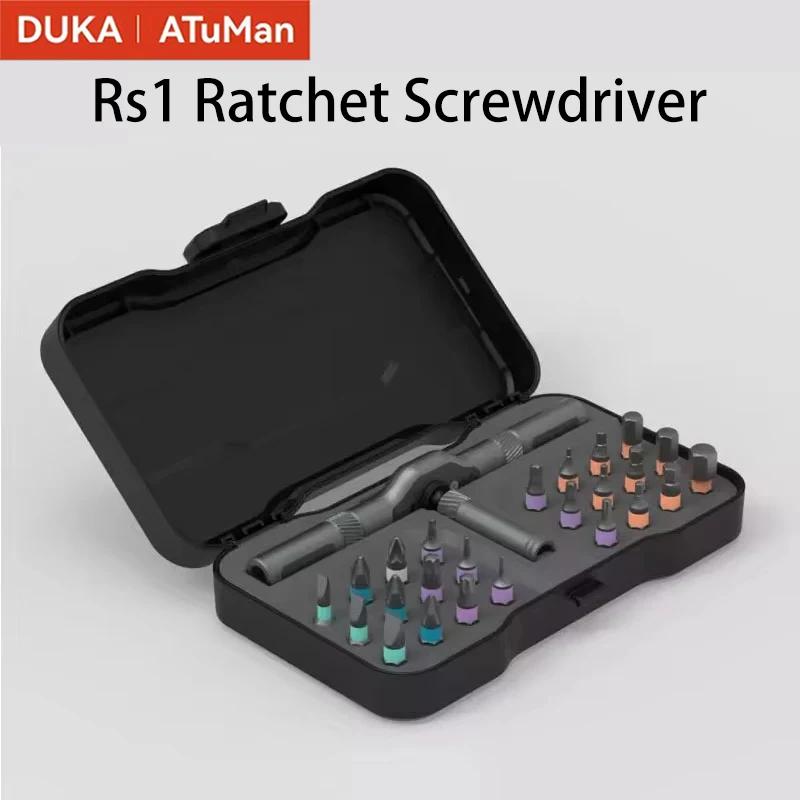 Duka AtuMan RS1 24 in1 DIY Tool Kit Toolbox Mechanical Tool Box Spanner Socket Screwdriver Ratchet Wrench Set Kit