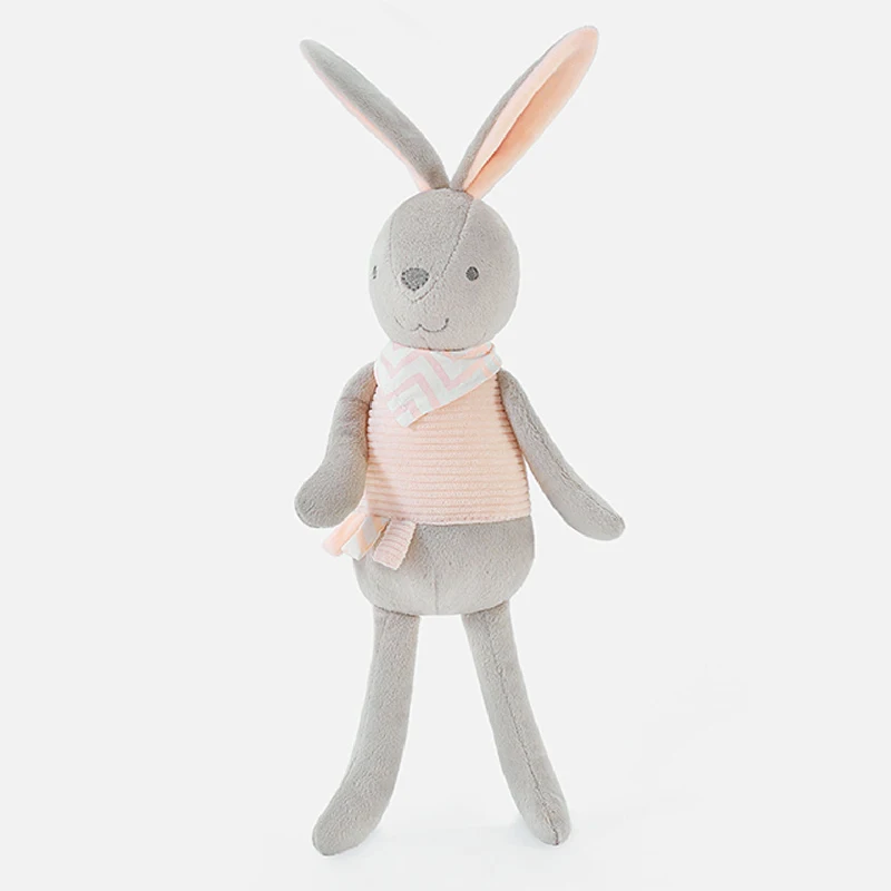 26cm Colorful Rabbit Doll Cute Stuffed Bunny Baby Accompany Toy Companion Appease Toys