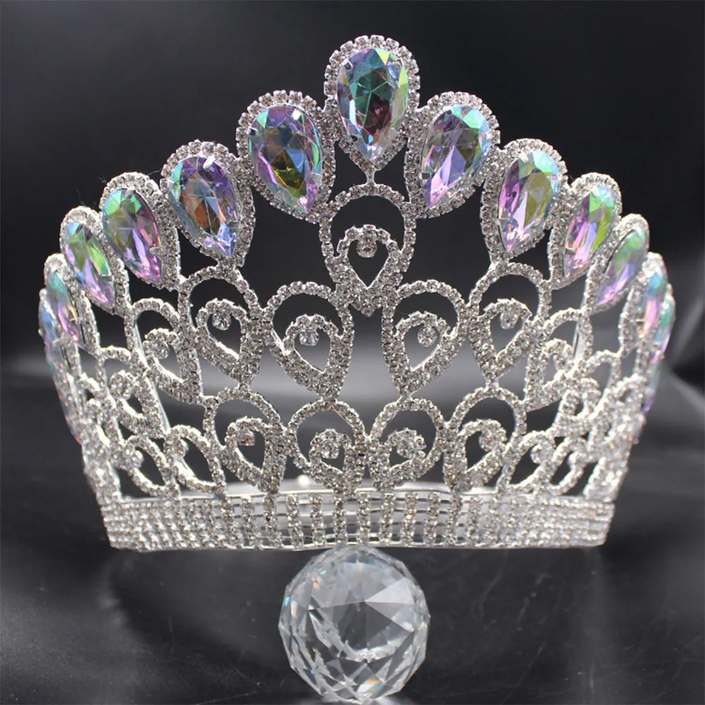 

Cross border European and American style Grand Crown Luxury Crown for birthdays, banquets, performances, parties, and other fact