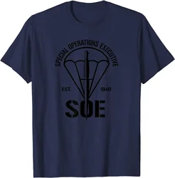 British WW2 Special Operations Executive (SOE) Men T-Shirt Short Sleeve Casual 100% Cotton O-Neck Summer TShirt
