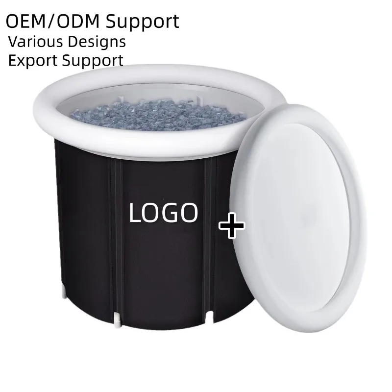Manufacturer's Outdoor Portable Sports Fitness Recovery Therapy Ice Bath Tub 5 Layers Oxford PVC for Adult Men