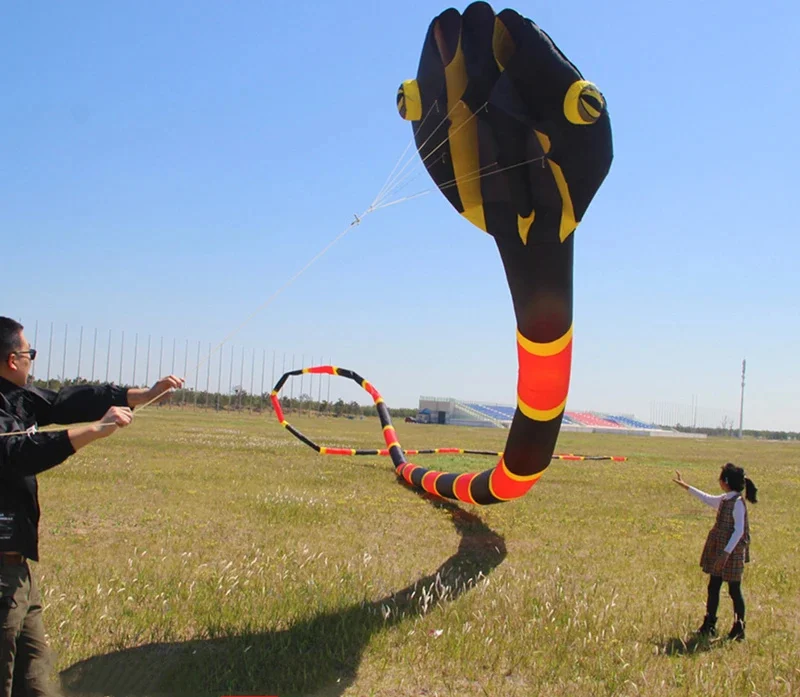 Soft snake kites adults kite flying traditional kite show kites toys for sports single light tent outdoor games gel blaster fun