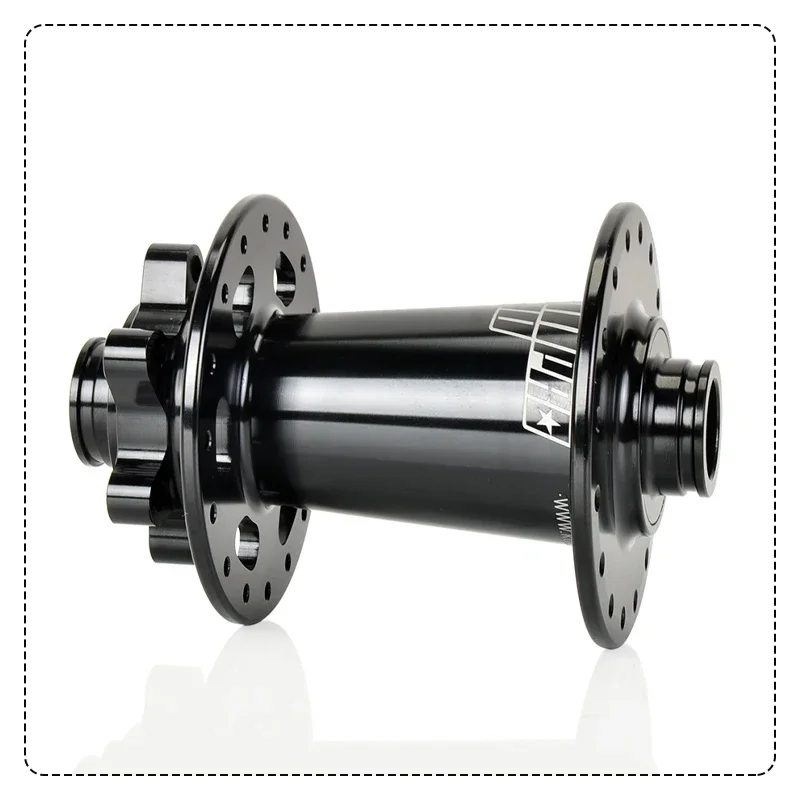 Koozer XM490pro Front MTB Bicycle Hub Noisy Cube 5x100mm QR 9x100mm TA 15x100mm THRU 24 28 32 36 Holes 6 Pawl Bike Parts Hubs