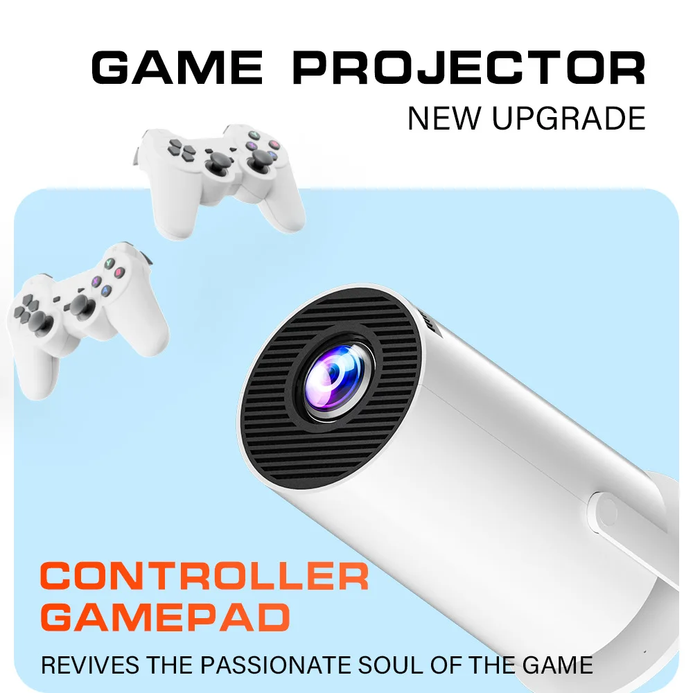 M300 MAX Retro video game consoles Android11 system mini Portable Intelligent Projector 720p Home Projector 64GB 46000+ games