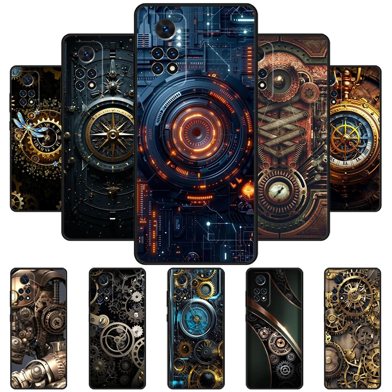 Steampunks Phone Case For Redmi Note 11 EPro 11S 10T 9S Promax 8 Pro Xiaomi Mi 11 12X 12S Ultra Cover