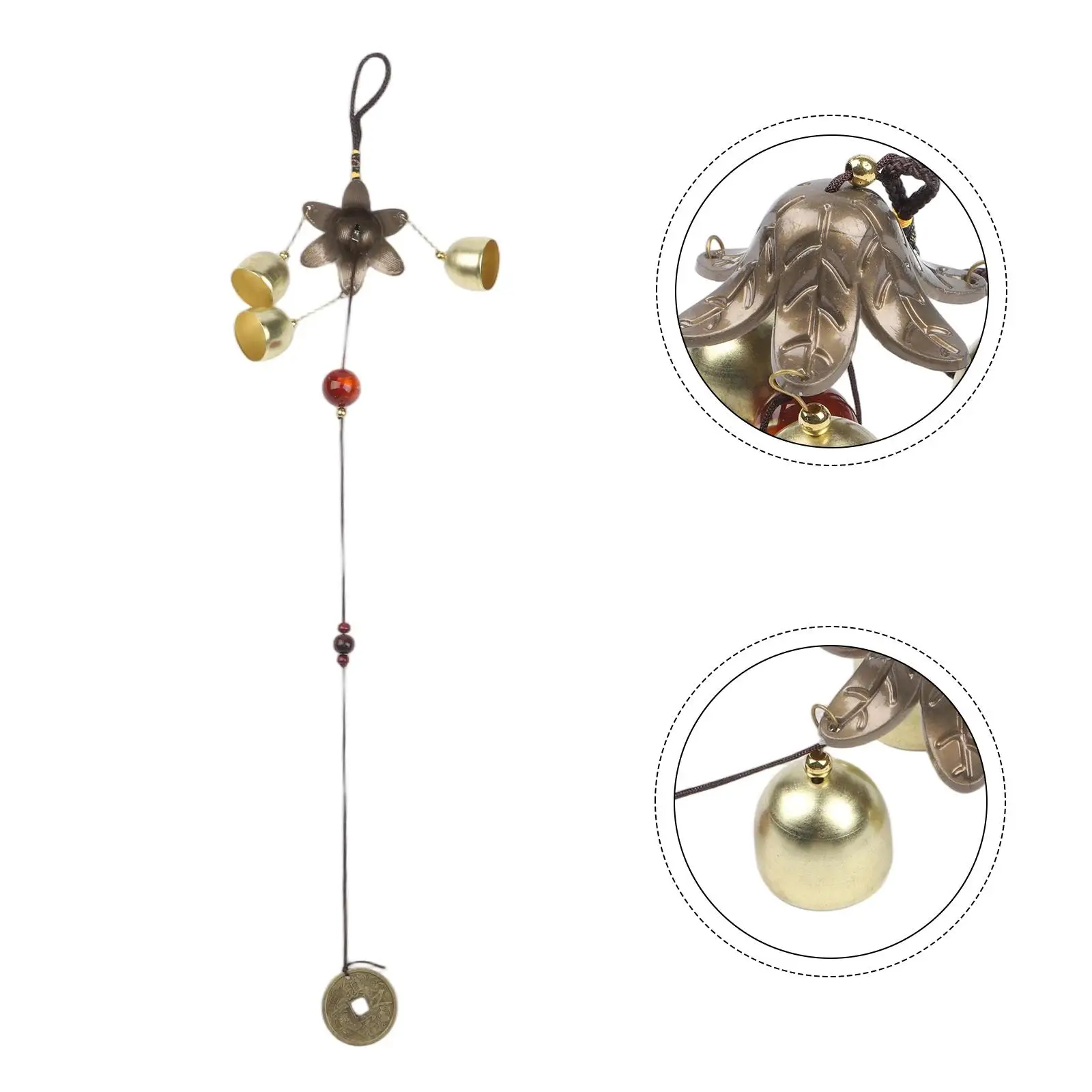 Decoration Wind Chime Garden Charming Copper Alloy Decor Door Hanging Home Metal Ornament Outdoor Sounds Sweet