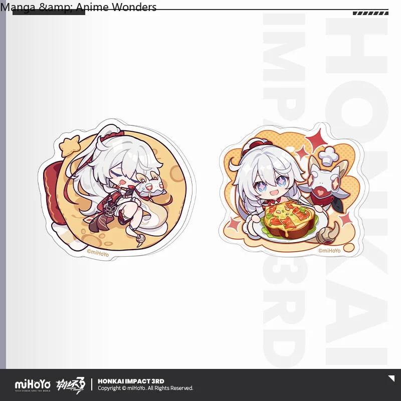 Presale Sunsyea Honkai Impact 3rd Official Merch miHoYo Original Authentic XGQX Series Q Version Refrigerator Magnet Kiana