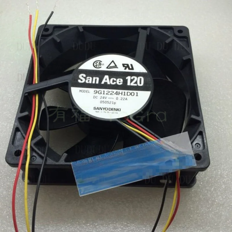 

D D 1PC for Sanyo 9G1224H1D01 Cooling Fan 12038 24V 0.22A New