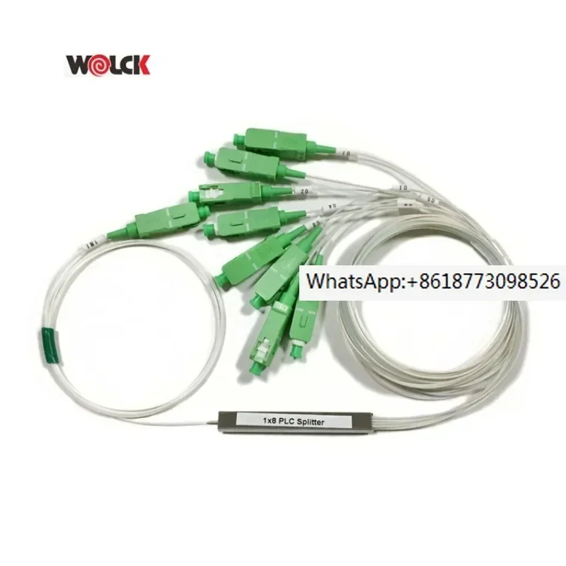 8 Ways Optic Fiber Splitter SC APC SC UPC Micro Tune 1*8