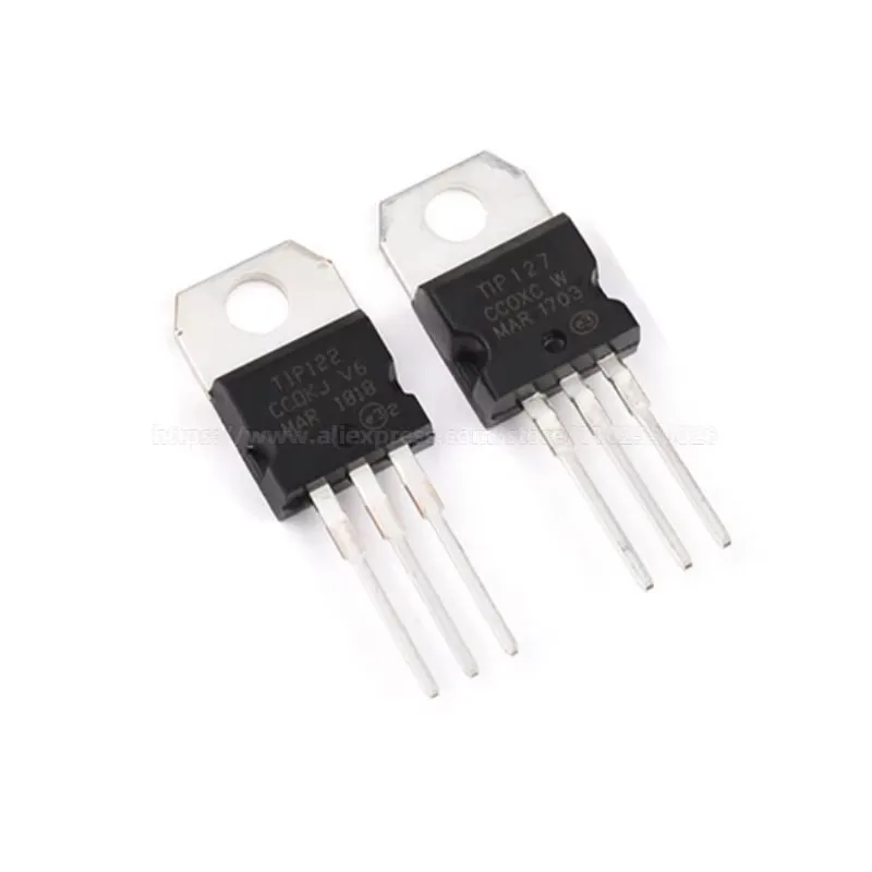 10PCS TIP31C TIP32C TIP41C TIP42C TIP122 TIP127 TO220 DIP TIP31 TIP32 TIP41 TIP42 3A 5A 6A 100V NPN PNP Darlington Transistors