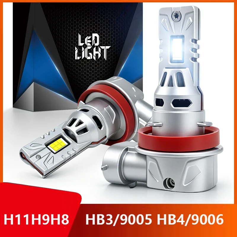 Super bright car led bulb H11H9H8 HB3/9005 HB4/9006 mini white fog lamp