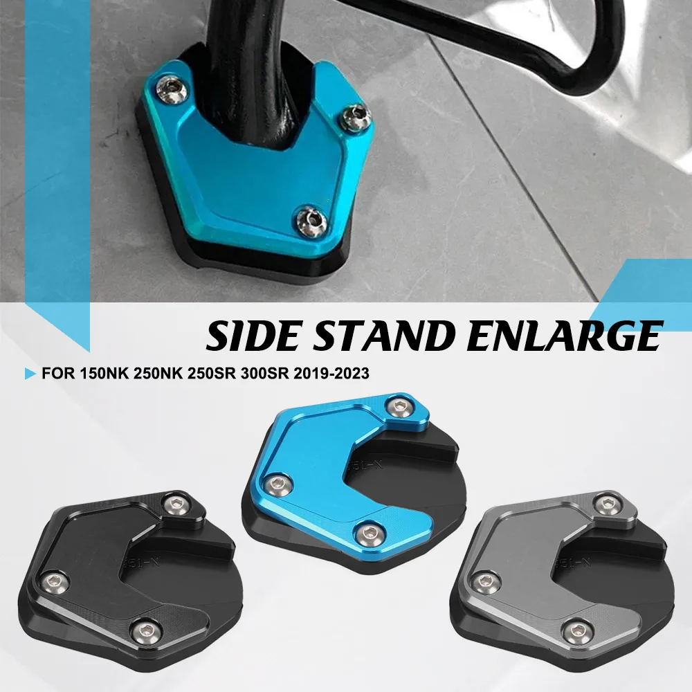 

For CFMOTO 150NK 250NK 250SR 300SR 2019-2020-2021-2022-2023 Motorcycle Kickstand Foot Side Stand Extension Pad Support Plate