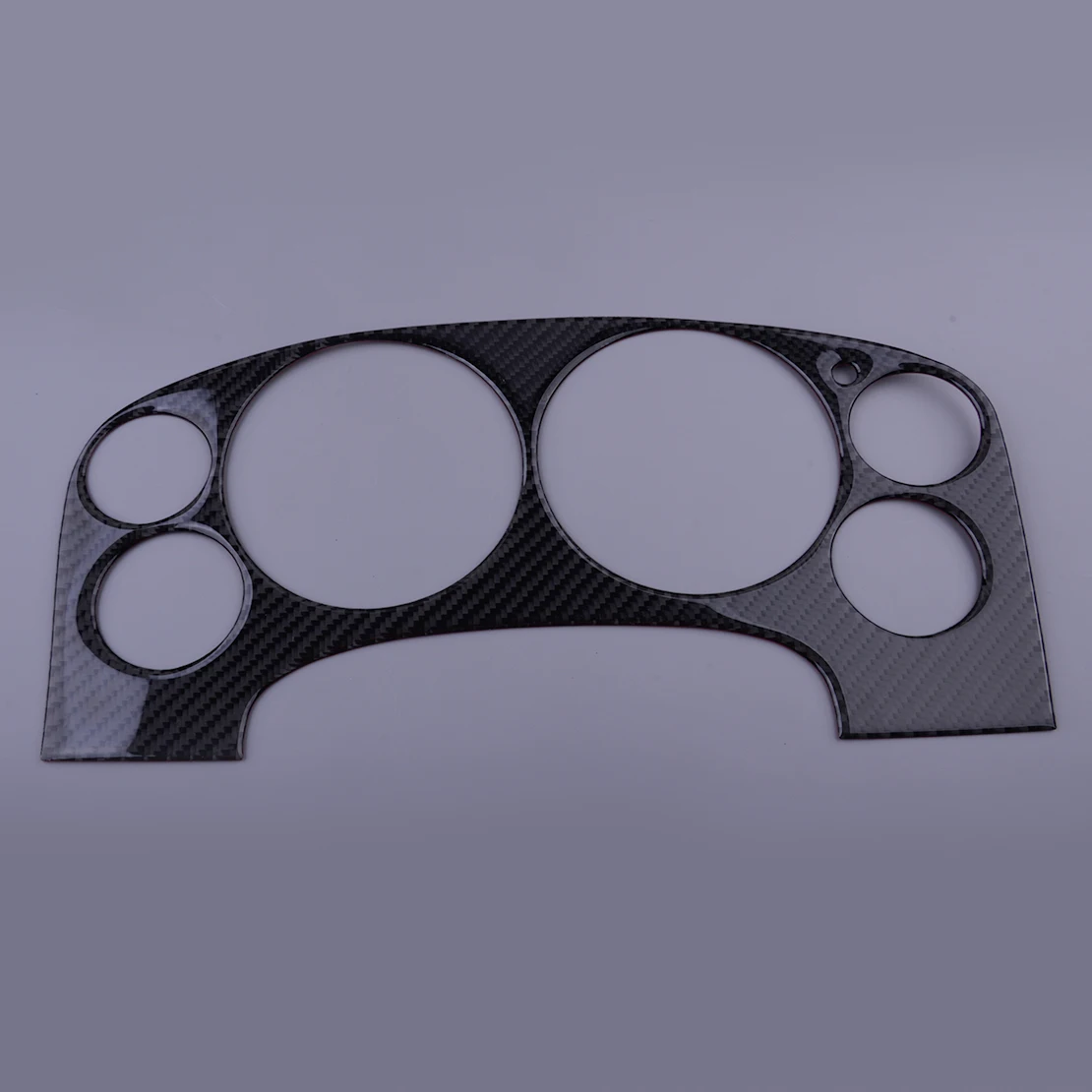 Cubierta Decorativa para el Velocímetro del Tablero, Compatible con Chevrolet Tahoe, Suburban, Avalanche, Silverado, GMC Sierra 2007-2013, Fibra de Carbono Negra