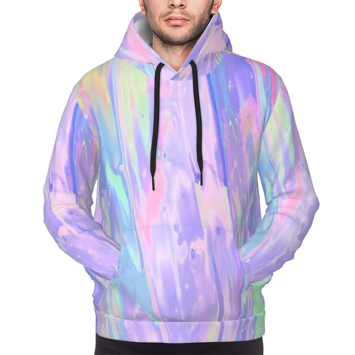 

Толстовки с переливающимися мечтами, пуловер в стиле Харадзюку, осень-зима, мужские и женские толстовки, топы с длинными рукавами