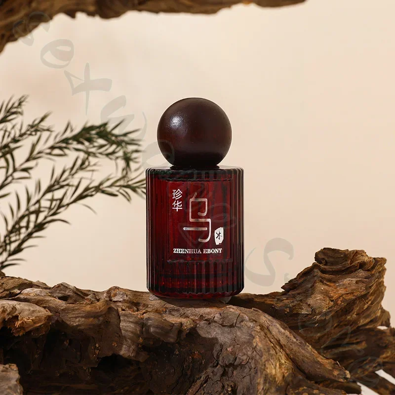 50ml ebony, sandalwood and ebony perfume for women, fresh, natural and long-lasting fragrance, niche woody scent covering