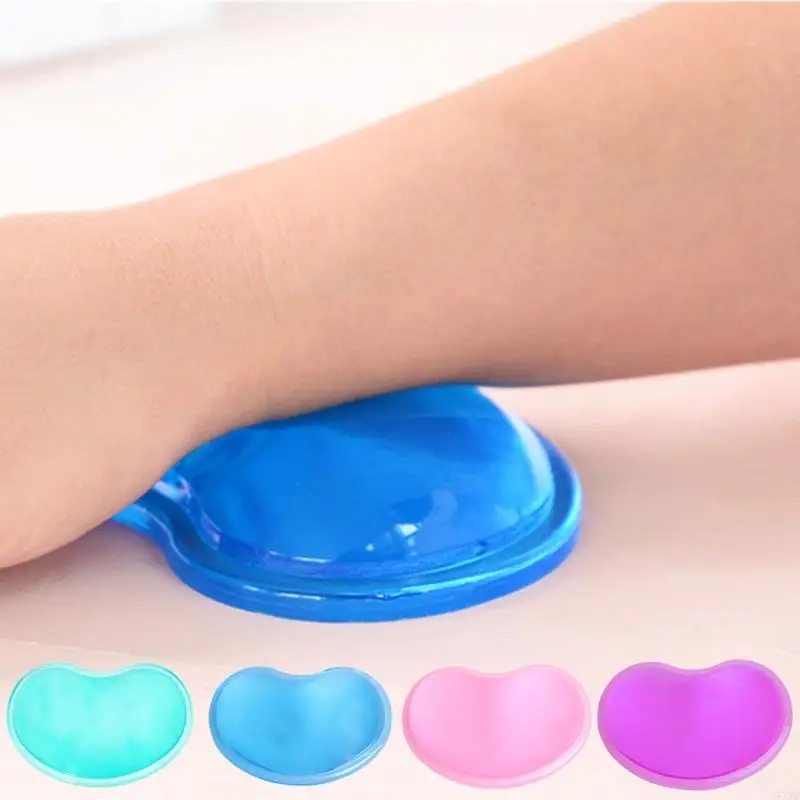 وسادة الماوس المتموج ، وسادات الماوس هلام السيليكون الشفافة ، مقاومة للماء ، مميزة