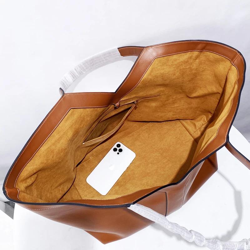 Free Custom Initials Oversize Tote Bags For Women Luxury Designer Handbag Purses 2025 New In PU Large Capacity Underarm Shoulder image 5