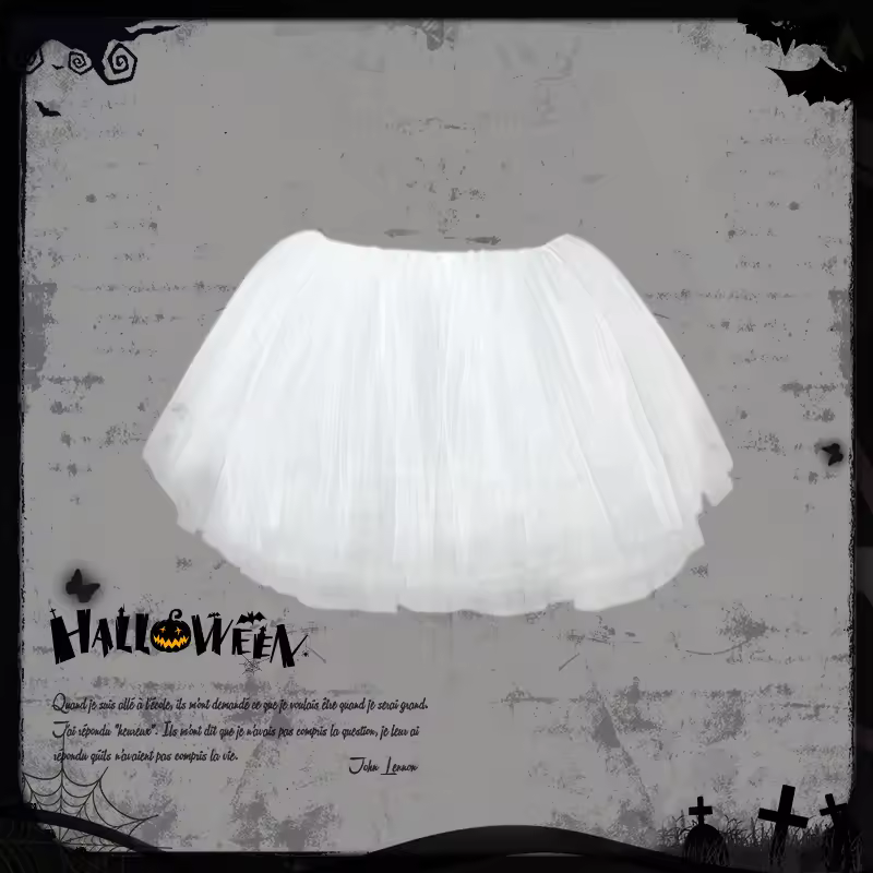 Ultra Short Petticoats Lolita Cosplay Crinoline Lady Girls Underskirt  Petticoat for Party White Black Ballet Dance Skirt Tutu - Image 8
