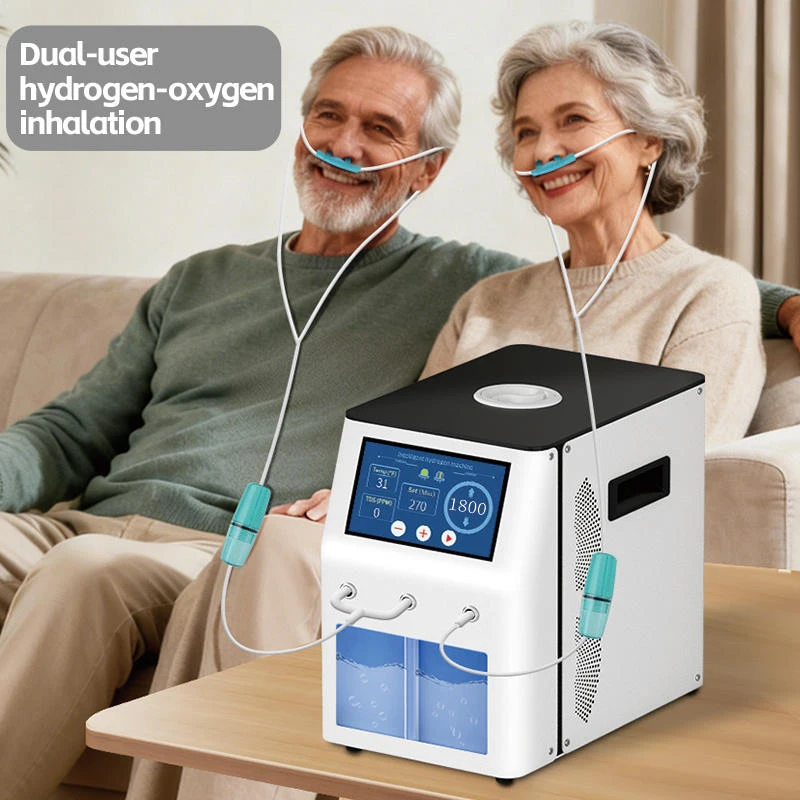 Hydrogen Water Generator Browns Gas 900ML 1800ML Hydrogen Inhalation Machine 99.99% Purity Hydrogen Producing Breathing Machine