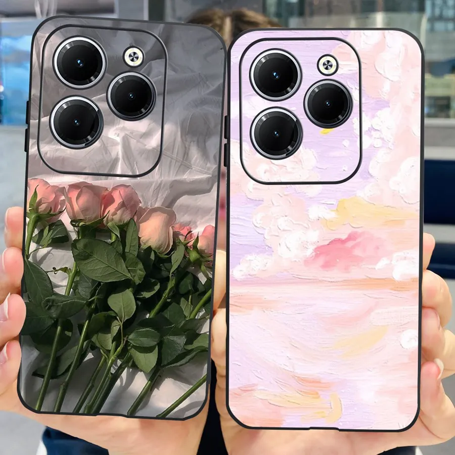 For Infinix Hot 40 Pro Case Cool dragonTPU Soft Silicone Shockproof Cover For Infinix Hot40 4G Cases Hot 40 X6836 X6837 Funda