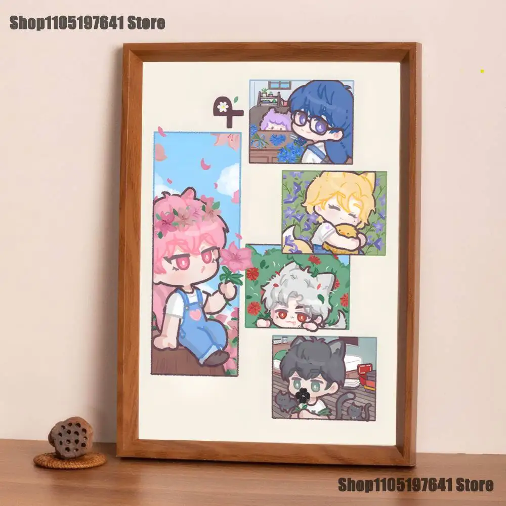 Plave Y-Yejun Noah B-Bamby-ES ملصق يطبع جدار صورة فنية اللوحة هدية غرفة المعيشة مطعم بار كبير ديسمبر ملصق #6