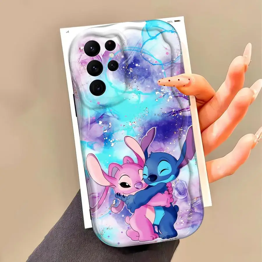 Casing untuk Samsung Galaxy S20 FE S22 Ultra S25 Plus S25 Ultra S21FE S23ultra S23 S24 TPU Lembut Jahitan Disney Lucu