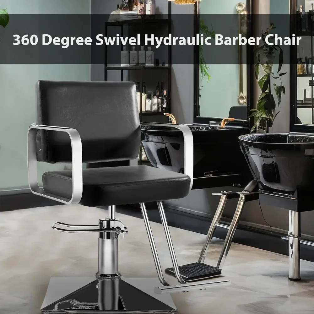 Professional Barber Chair with Wheels Spa Beauty Equipment for Hair Stylists Tattoo Artists Stylist Chairs for Salon Makeup