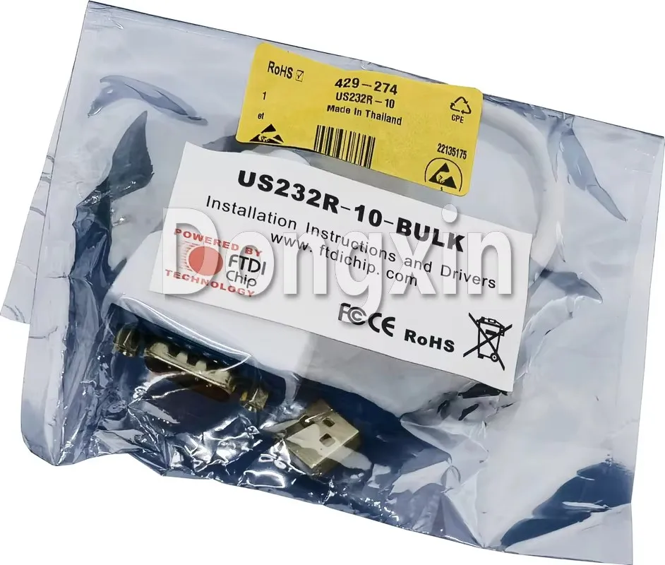 FTDI official US232R-10-BULK Advanced USB to RS232 serial converter cable