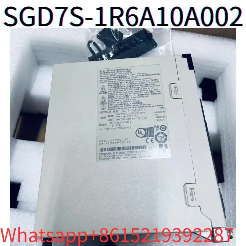 Servocontrolador SGD7S-1R6A10A002, 200W, nuevo