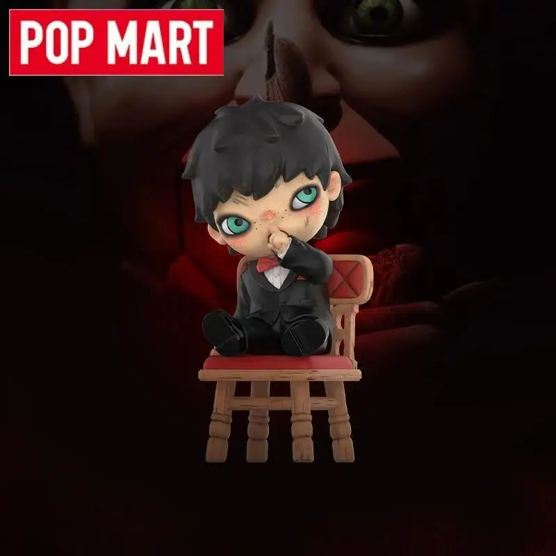 

POP MART Hirono x Dead Silence Figure Series Genuine Ornament Figurines Home Decor Deskto Blind Box Mystery Box Guess Toys Bag