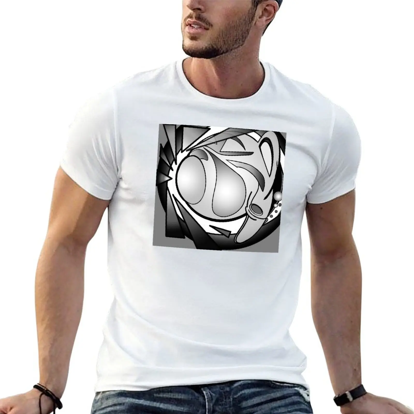 Active Molding2.3 Tiger Auris T-Shirt Trendy Pattern T-Shirt for Men