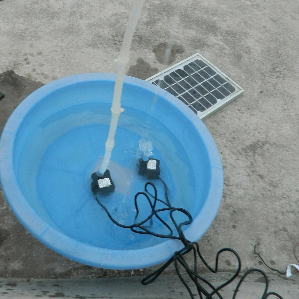 

2pcs Silent Water Pump Black Pet Supplies Dogs Fountain Encouraging Drink More Low Power Tabletop Fish Tank Resin