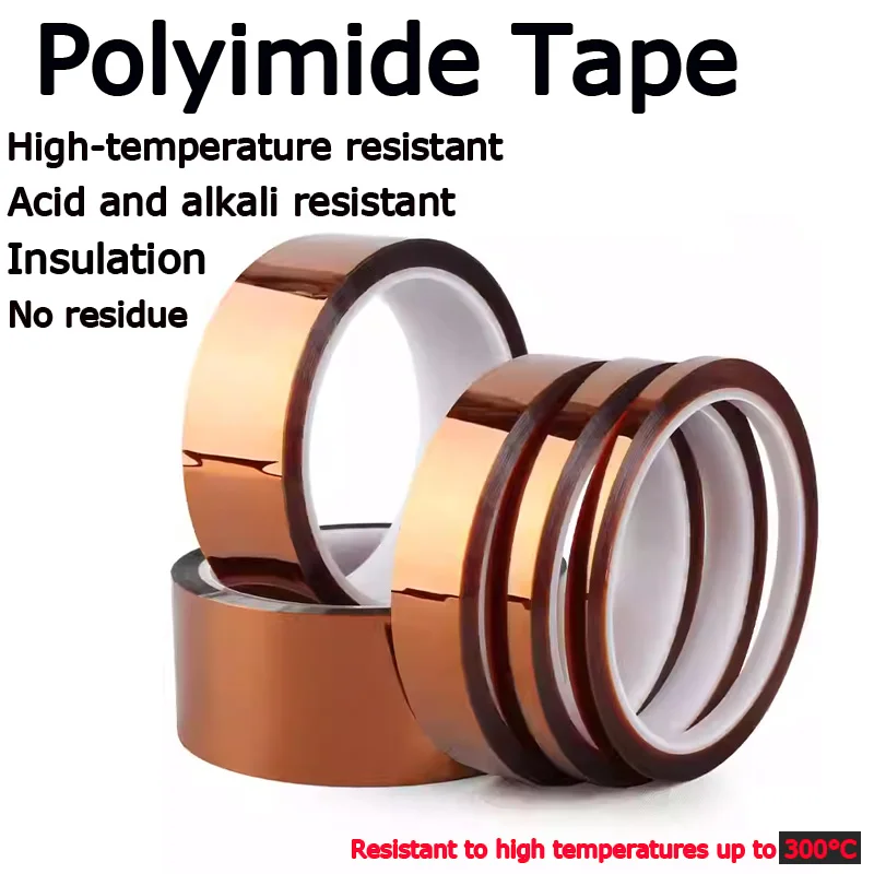 

High-Temperature Tape, Polyimide Tape, Amber High-Temperature Tape, Insulation Tape, Heat-Resistant High-Temperature Tape