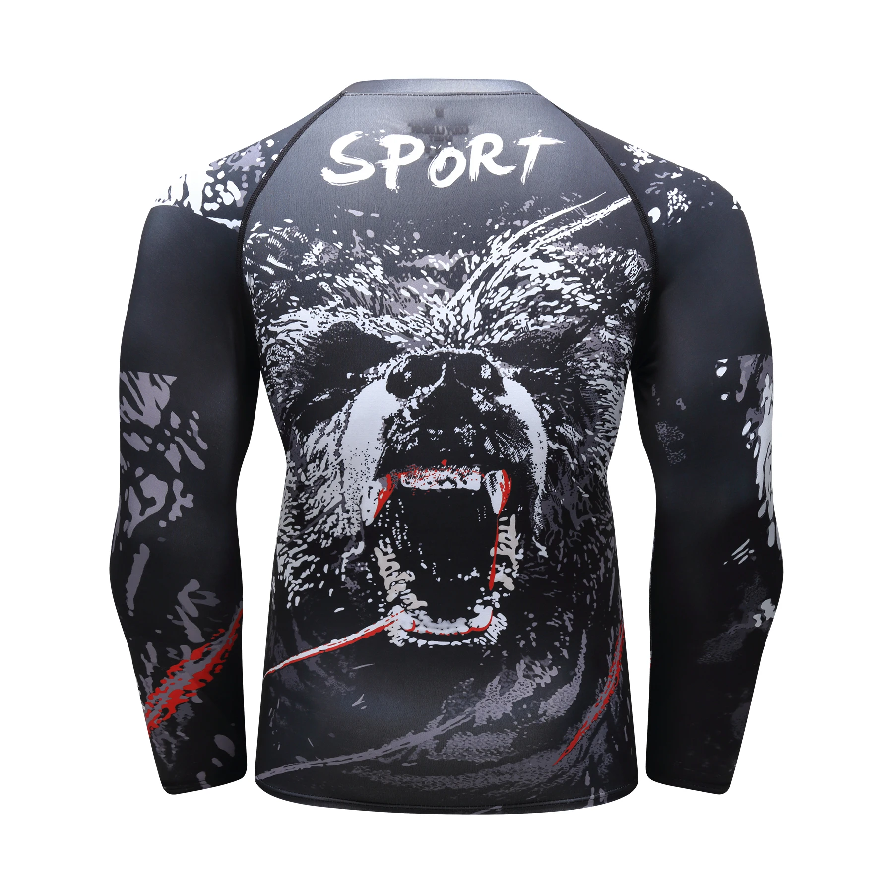 Cody Lundin Muay Thai MMA T-Shirt With Wolf Printing Gym Fitness BJJ Jiu Jitsu Rashguard Kickboxing Jerseys Martial Arts Clothes — zdjęcie 6