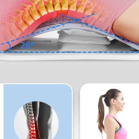 

Inflation Back Massage Muscle Relax Stretcher Posture Corrector Back Stretch Spine Stretcher Lumbar Support Soothing Device